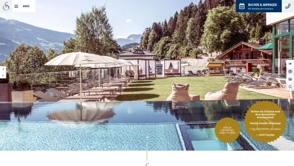 Website Screenshot: Familienhotel Seetal - Ihr 4*S Familienhotel im Zillertal Tirol - Alpin Family Resort Seetal - Date: 2023-06-26 10:21:19