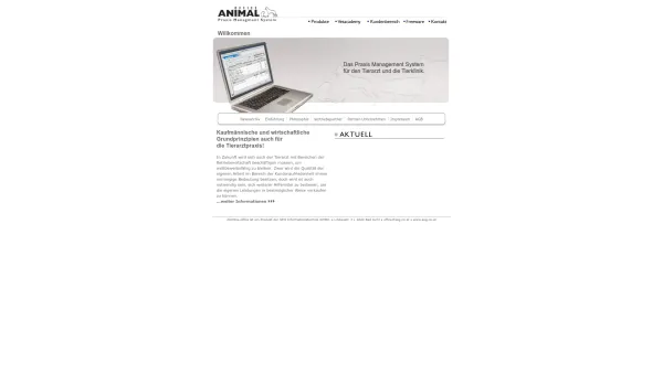Website Screenshot: SEG Informationstechnik GMBH - ANIMAL-office - Das Praxis Management System für den Tierarzt und die Tierklinik - Date: 2023-06-26 10:21:20