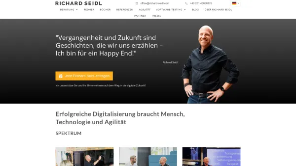 Website Screenshot: SEICON - Technologie und Menschlichkeit - Richard Seidl - Date: 2023-06-26 10:21:20