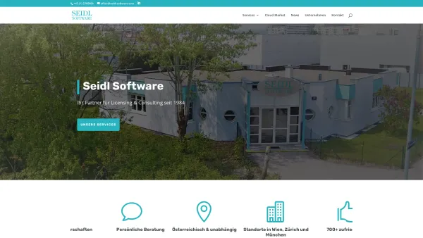 Website Screenshot: Kurt Seidl Software Handelsges.m.b.H. - Seidl Software: Ihr Partner für Licensing & Consulting seit 1984 - Date: 2023-06-26 10:21:20