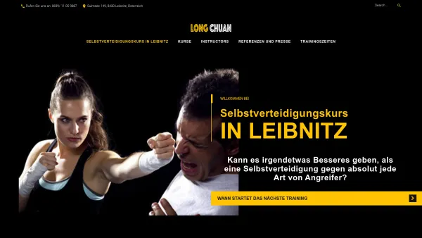 Website Screenshot: Selbstverteidigungskurs in Leibnitz - Selbstverteidigungskurs - Date: 2023-06-26 10:21:20
