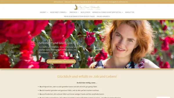 Website Screenshot: Selbstwertgefühl Stärken Carmen Hintermüller - Selbstwertgefühl stärken, Selbstwert & Selbstliebe, OÖ / Linz - Date: 2023-06-26 10:26:43