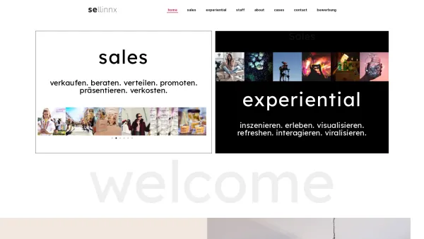 Website Screenshot: Sellinnx Agentur für Verkaufsförderung SELL[INNX] Agentur für Verkaufsförderung - promotionagentur / sales & experiential - - Date: 2023-06-26 10:21:22