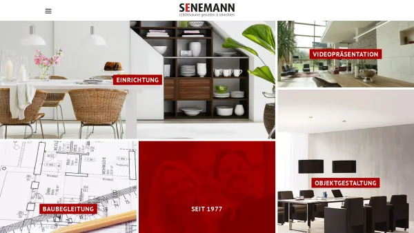 Website Screenshot: Tischlerei SENEMANN GesmbH & CoKG - Senemann – Lebensträume gestalten & einrichten - Date: 2023-06-26 10:21:22