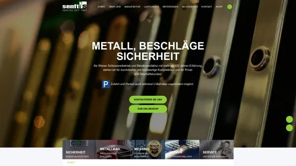 Website Screenshot: Senft Schlosserei & Sicherheitstechnik - Senft - Ihr Schlosser seit 1907 - Date: 2023-06-26 10:21:22