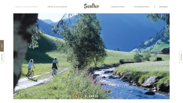 Website Screenshot: Ferienpension Senfter - Herzlich willkommen! - Date: 2023-06-26 10:21:22