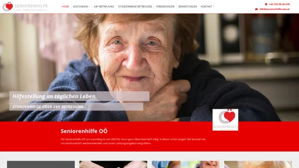 Website Screenshot: Seniorenhilfe Verein Linz-Leonding - Seniorenhilfe Oberösterreich | Seniorenhilfe OÖ in Linz - Date: 2023-06-15 16:02:34
