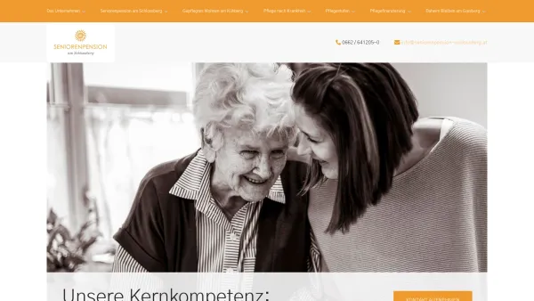 Website Screenshot: Seniorenpension am Schlossberg - Pflegeheim in Salzburg | Altenpflege und Krankenpflege - Date: 2023-06-26 10:21:22