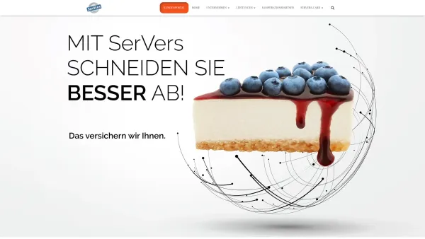 Website Screenshot: SerVers Service Versicherungen GmbH - Start - SerVers GmbH - Date: 2023-06-26 10:21:25