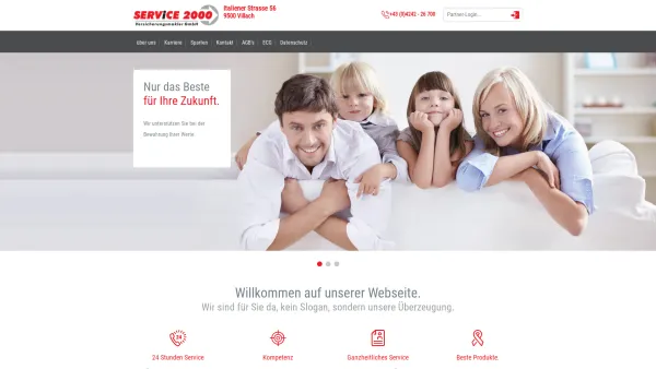 Website Screenshot: Service 2000 Versicherungsmakler GmbH - Service 2000 - Versicherungsmakler GmbH - Date: 2023-06-14 10:45:09