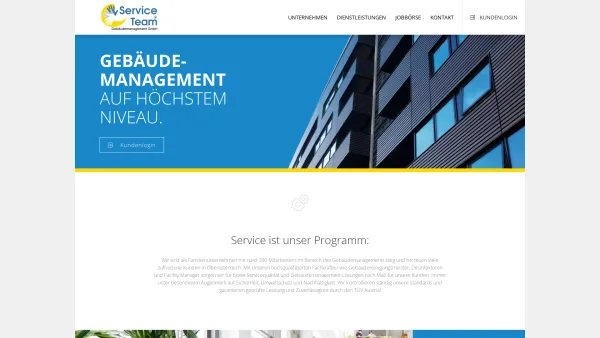 Website Screenshot: Service Team Gebäudemanagement GmbH - Gebäudereinigung und Gebäudemanagement - Wir erhalten Ihre Werte. - Date: 2023-06-26 10:21:25