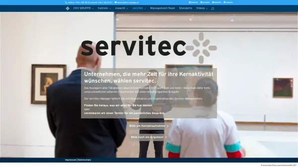 Website Screenshot: CKV-GRUPPE servitec - servitec – 1 | CKV GRUPPE - Date: 2023-06-26 10:21:25