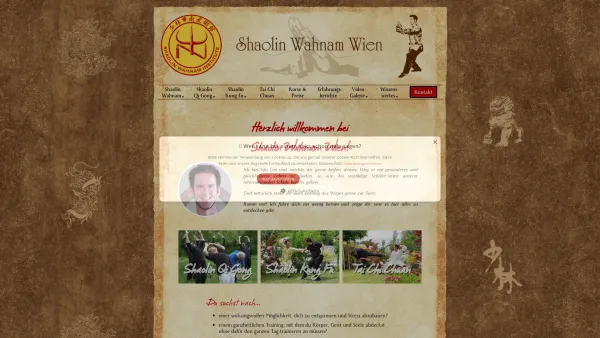 Website Screenshot: Shaolin Wahnam Schule für Shaolin Qi Gong, Tai Chi Chuan und Shaolin Kung Fu e.U. - Shaolin Wahnam Wien - Kurse für Qi Gong, Kung Fu & Tai Chi Chuan - Date: 2023-06-15 16:02:34