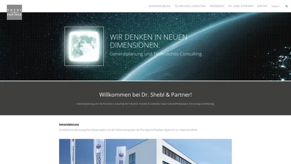 Website Screenshot: Dr. Shebl & Partner Generalplaner Ges.m.b.H. - Dr. Shebl & Partner Generalplaner - Ihr verlässlicher Partner - Date: 2023-06-15 16:02:34