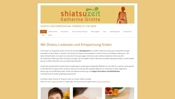 Website Screenshot: Shiatsuzeit Praxis Katharina Grotte - Home - Shiatsuzeit Katharina Grotte - Date: 2023-06-26 10:21:28