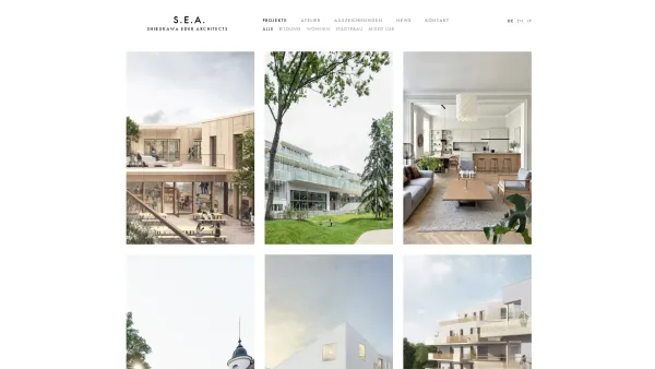 Website Screenshot: SHIBUKAWA EDER Architects - Projekte – S.E.A. SHIBUKAWA EDER ARCHITECTS ZT GmbH - Date: 2023-06-26 10:21:28