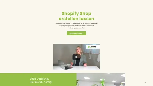 Website Screenshot: Shopify Agentur - Shopify shop erstellen lassen - Wir erstellen deinen Shop mit Shopify! - Date: 2023-06-26 10:26:43