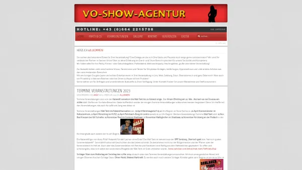 Website Screenshot: EDINA Tänzerin & Stripperin, Show Girl - Show Agentur Show Agentur - Show Agentur - Date: 2023-06-14 10:45:11