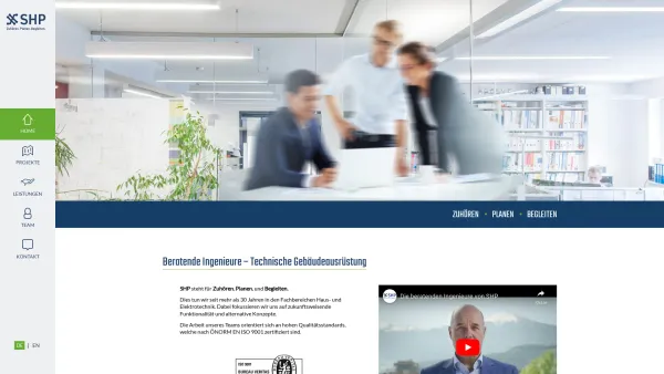Website Screenshot: Ing. Robert Stiefmüller Hohenauer Partner - Wir sind Ihr Ansprechpartner für Gebäude- und Versorgungstechnik :: SHP :: Stiefmüller Hohenauer & Partner GmbH - Date: 2023-06-26 10:21:28