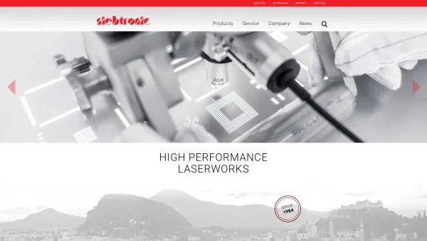 Website Screenshot: Siebtronic, Franz Grubmüller - Startseite - siebtronic.at (Englisch) - Date: 2023-06-14 10:45:11