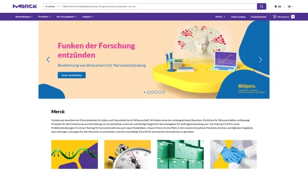 Website Screenshot: Sigma-Aldrich.com - Merck | Germany - Date: 2023-06-26 10:21:31