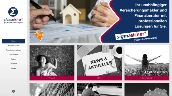 Website Screenshot: Martina Maria sigmasicher Ihr Versicherungsmakler - sigmasicher - Finanzdienstleistungen - 1020 Wien - Date: 2023-06-26 10:21:31