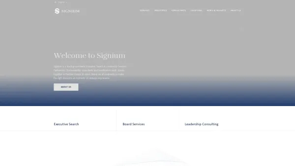 Website Screenshot: SIGNIUM International Austria - Signium Executive Search & Leadership Consulting Services - Date: 2023-06-26 10:21:31