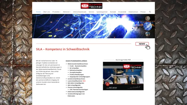 Website Screenshot: SILA Schweissmaschinen Ges.m.b.H. - SILA Schweißtechnik | - Date: 2023-06-26 10:21:31