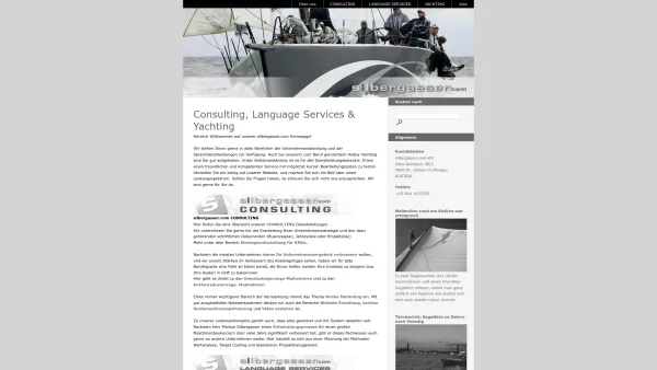 Website Screenshot: silbergasser.com KG - silbergasser.com Consulting, Language Services und Yachting aus St. Johann und Wien - Date: 2023-06-26 10:21:34