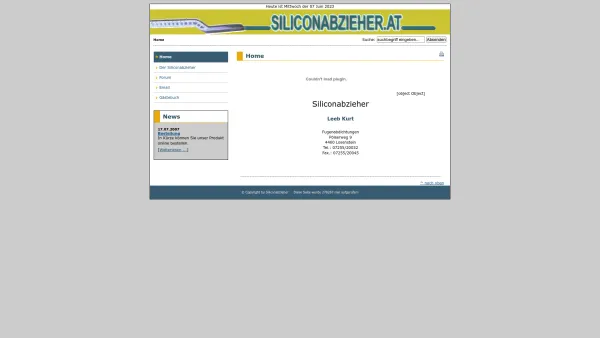 Website Screenshot: Fugenabdichtung Siliconabzieher Silicon - Date: 2023-06-14 10:45:11