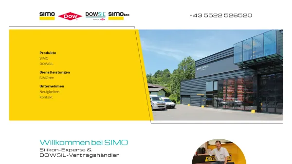 Website Screenshot: SIMO Silikonhandels-GmbH - SIMO Silikon - Date: 2023-06-26 10:21:34
