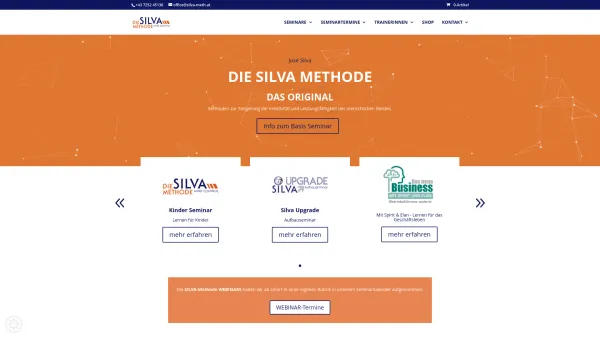 Website Screenshot: Die Silva Methode - Silva Methode | - Date: 2023-06-26 10:21:34
