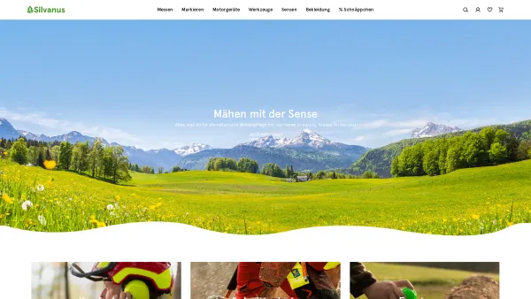 Website Screenshot: Silvanus Forstbedarf GmbH - Große Auswahl für Wald, Garten & Natur | Silvanus AT - Date: 2023-06-15 16:02:34