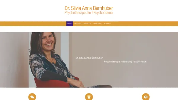 Website Screenshot: Dr. Silvia Bernhuber Psychotherapeutin, Psychodrama - Psychodrama- Psychotherapie Silvia Bernhuber - Date: 2023-06-26 10:21:34