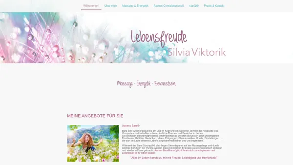 Website Screenshot: Silvia Viktorik - Massage Mistelbach - Silvia Viktorik Energetik und Massagepraxis - Date: 2023-06-26 10:21:34