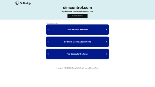 Website Screenshot: Simulation & Control Software Development GmbH - Date: 2023-06-26 10:21:34