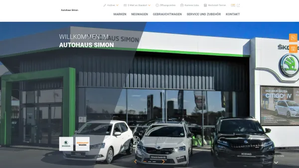 Website Screenshot: Autohaus Simon GmbH - Autohaus Simon - Date: 2023-06-14 10:46:49