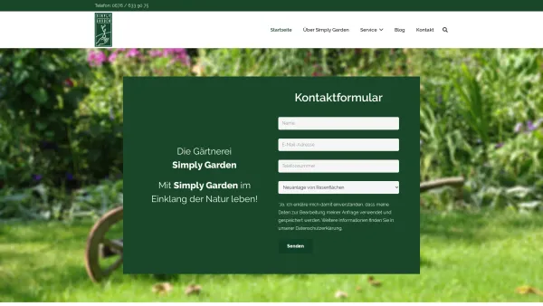 Website Screenshot: Simply Garden Mag. Walter Langeder - Gartengestaltung und Landschaftspflege in Wien | SIMPLY GARDEN - Date: 2023-06-26 10:21:34