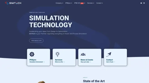 Website Screenshot: SimTech Simulation Technology - SimTech - Date: 2023-06-26 10:21:34