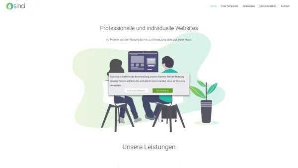 Website Screenshot: Web Design Sinci - Webagentur Sinci – Joomla & WordPress Agentur - Date: 2023-06-15 16:02:34