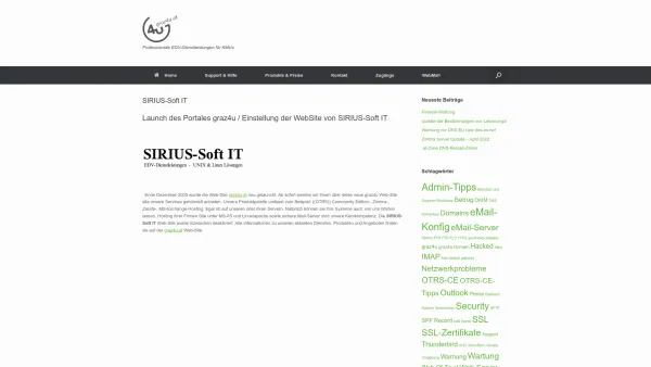 Website Screenshot: SIRIUS-Soft IT - SIRIUS-Soft IT - graz4u - Date: 2023-06-26 10:21:37