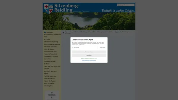 Website Screenshot: Gemeinde Sitzenberg-Reidling - Sitzenberg-Reidling - Verliebt in 7 Dörfer - GEM2GO WEB - Startseite - Date: 2023-06-26 10:21:37