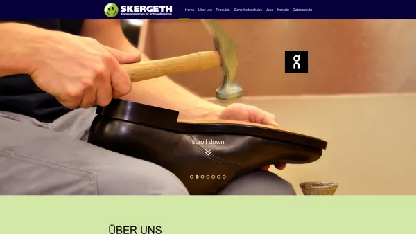 Website Screenshot: Orthopädie-Skergeth - Homepage - Date: 2023-06-14 10:45:14