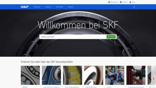 Website Screenshot: SKF Österreich AG - Homepage der SKF Gruppe | SKF - Date: 2023-06-26 10:21:37