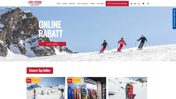 Website Screenshot: Skischule Snowboardschool Skidome Oberschneider Kaprun - ᑕ❶ᑐ Skischule Kaprun⛷️Skifahren am Kitzsteinhorn - Date: 2023-06-26 10:21:37
