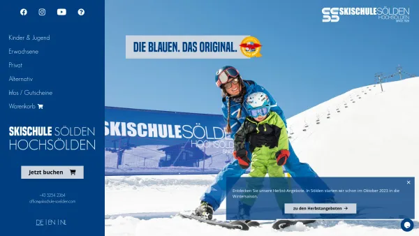 Website Screenshot: Skischule Sölden-Hochsölden - Skischule Sölden-Hochsölden im Ötztal - Date: 2023-06-26 10:21:37