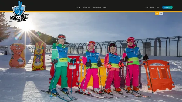 Website Screenshot: Ferdinand Skischule PRO ZELL - Arena - Skischule Pro Zell | Zillertal Arena - Kinderskikurse, Erwachsenenskikurse, Skiverleih - Arena Skischule Pro Zell - Date: 2023-06-26 10:21:40