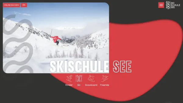 Website Screenshot: Schischule See Schikurse Winterspass Paznauntal Snowboard Carving - SkiSchuleSee | Skifahren | Snowboarden | Gruppenkurse | Privat - Date: 2023-06-26 10:21:40
