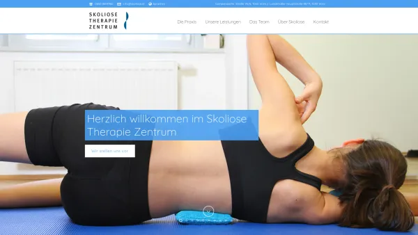 Website Screenshot: Skoliose Physiotherapie - Skoliose Therapie Zentrum Wien - Date: 2023-06-26 10:21:40