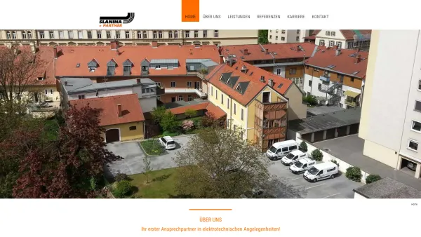 Website Screenshot: Slanina + Partner Elektrotechnik GmbH - Slanina + Partner, Spezialist für Elek­tro­in­stal­la­tion - Date: 2023-06-15 16:02:34